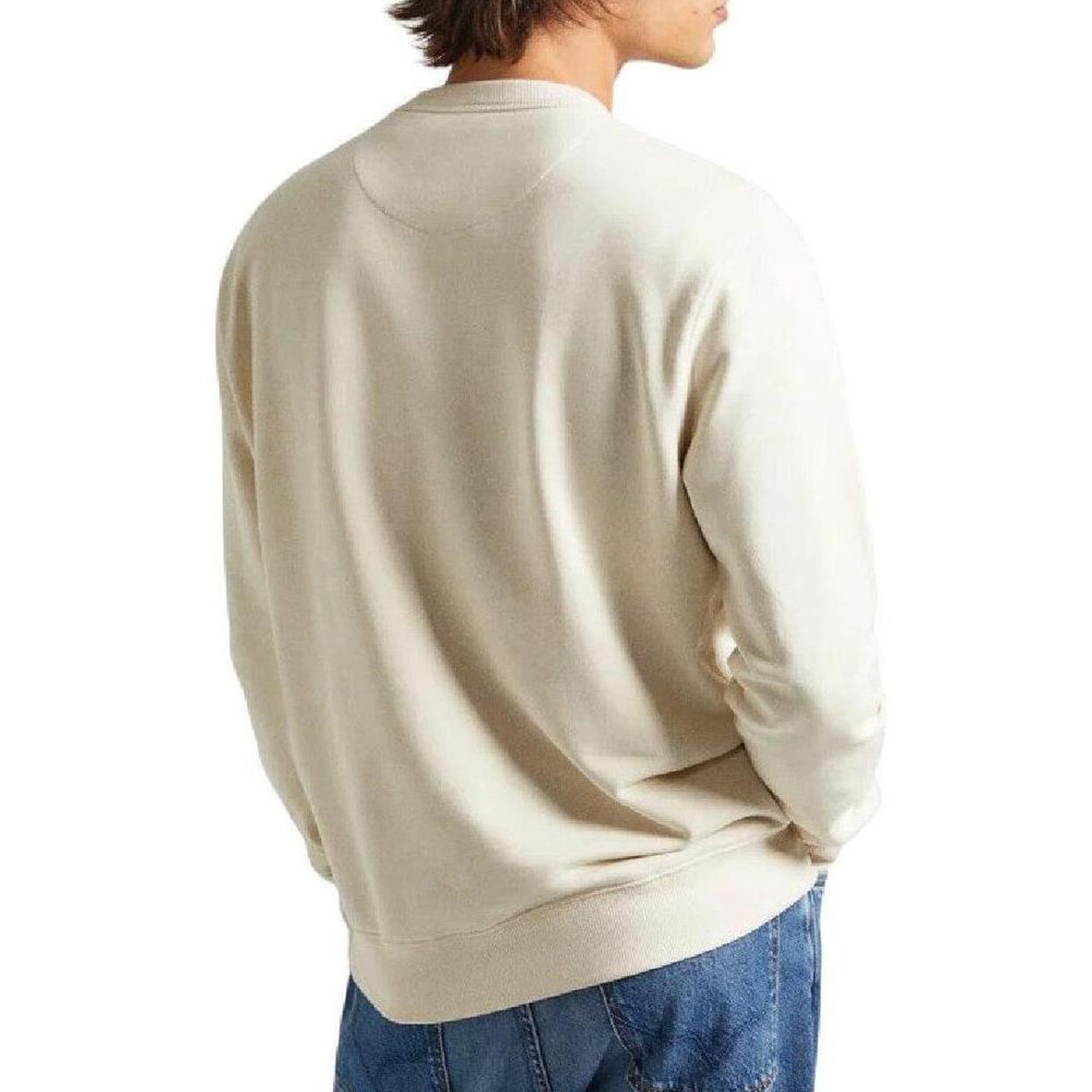 Voir la diapositive 4 : Pepe Jeans Sweat beige homme pepe jeans joe crew