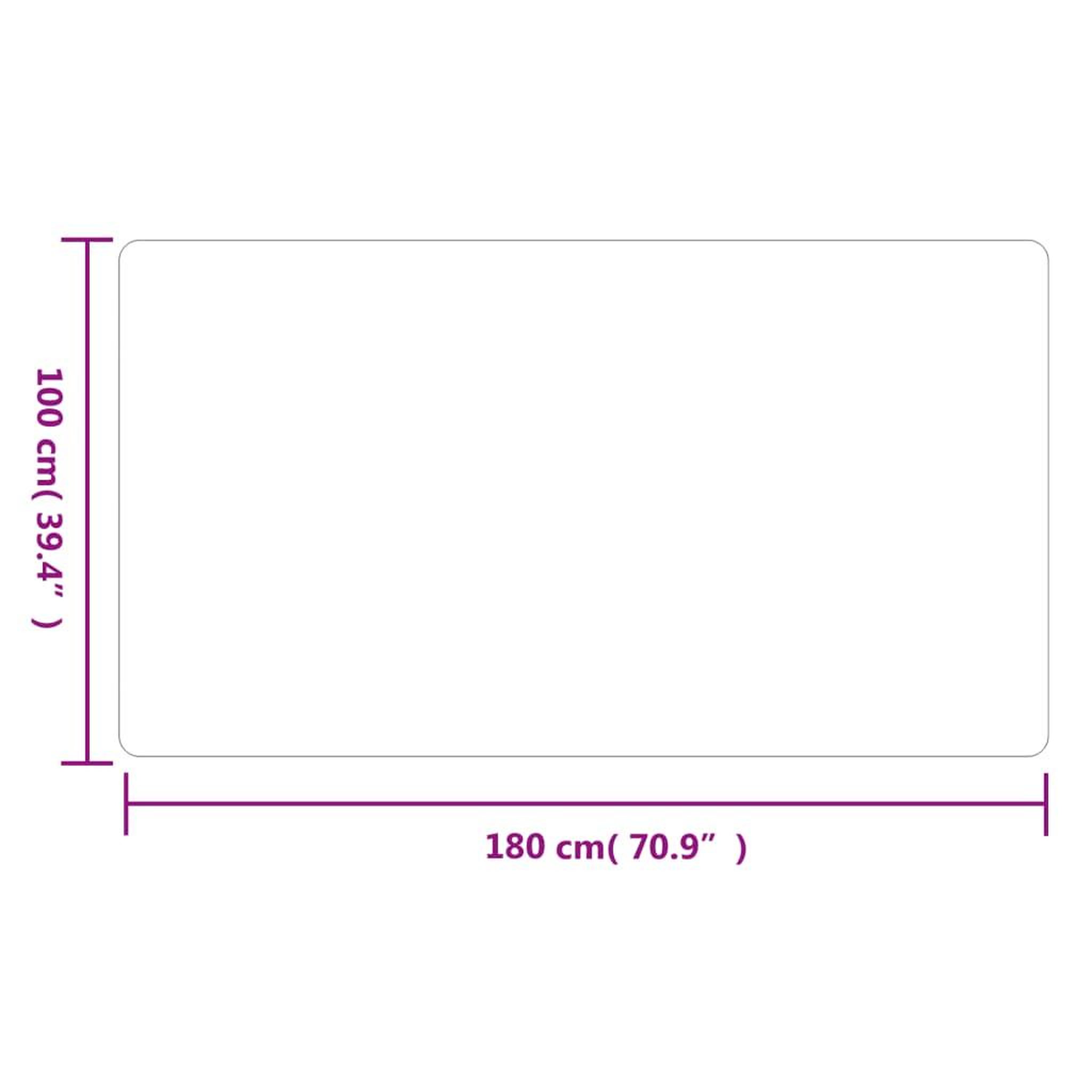Voir la diapositive 6 : VIDAXL Tapis de couloir gris 100x180 cm