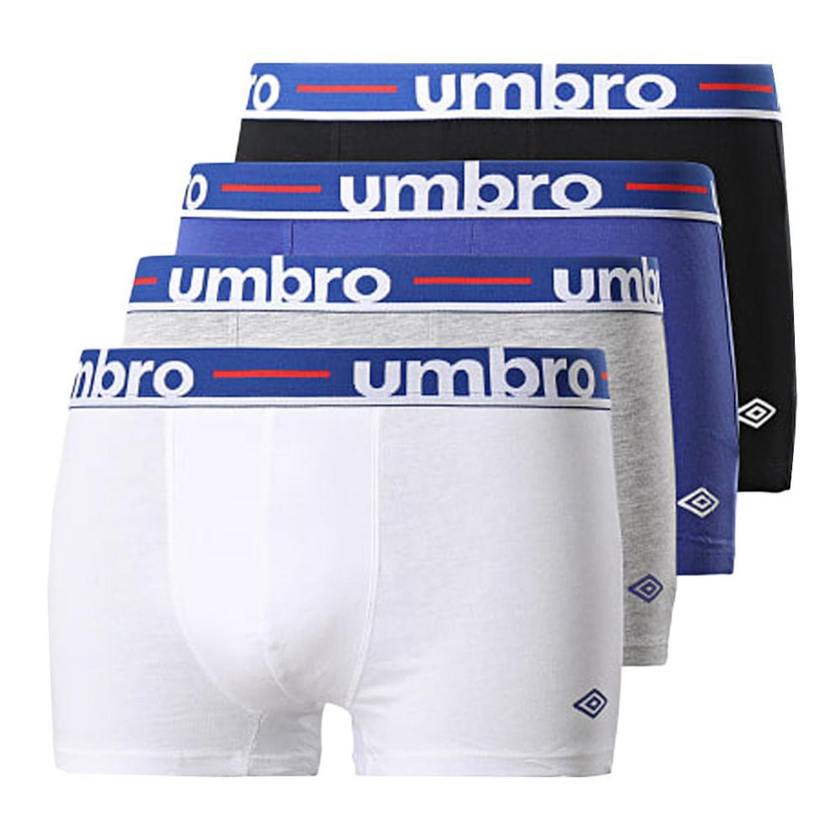 UMBRO X4 Boxers Blanc/Bleu/ Homme Umbro C ASS1