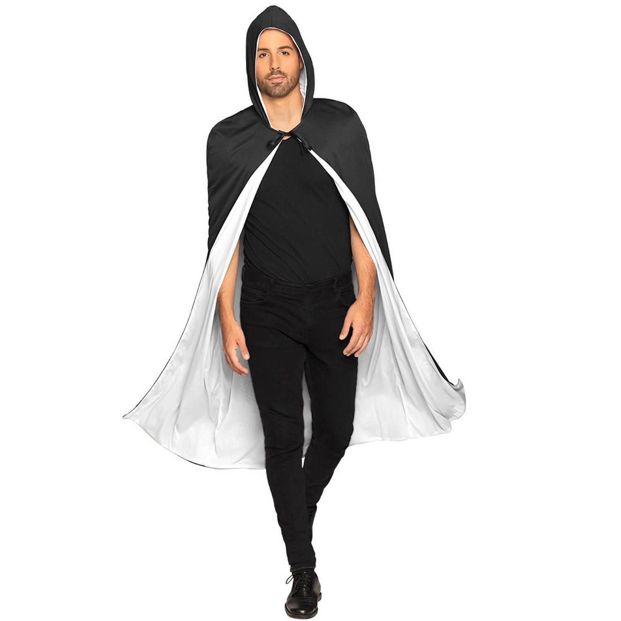 Voir la diapositive 2 : Boland Cape twilight noir/blanc réversible -170cm
