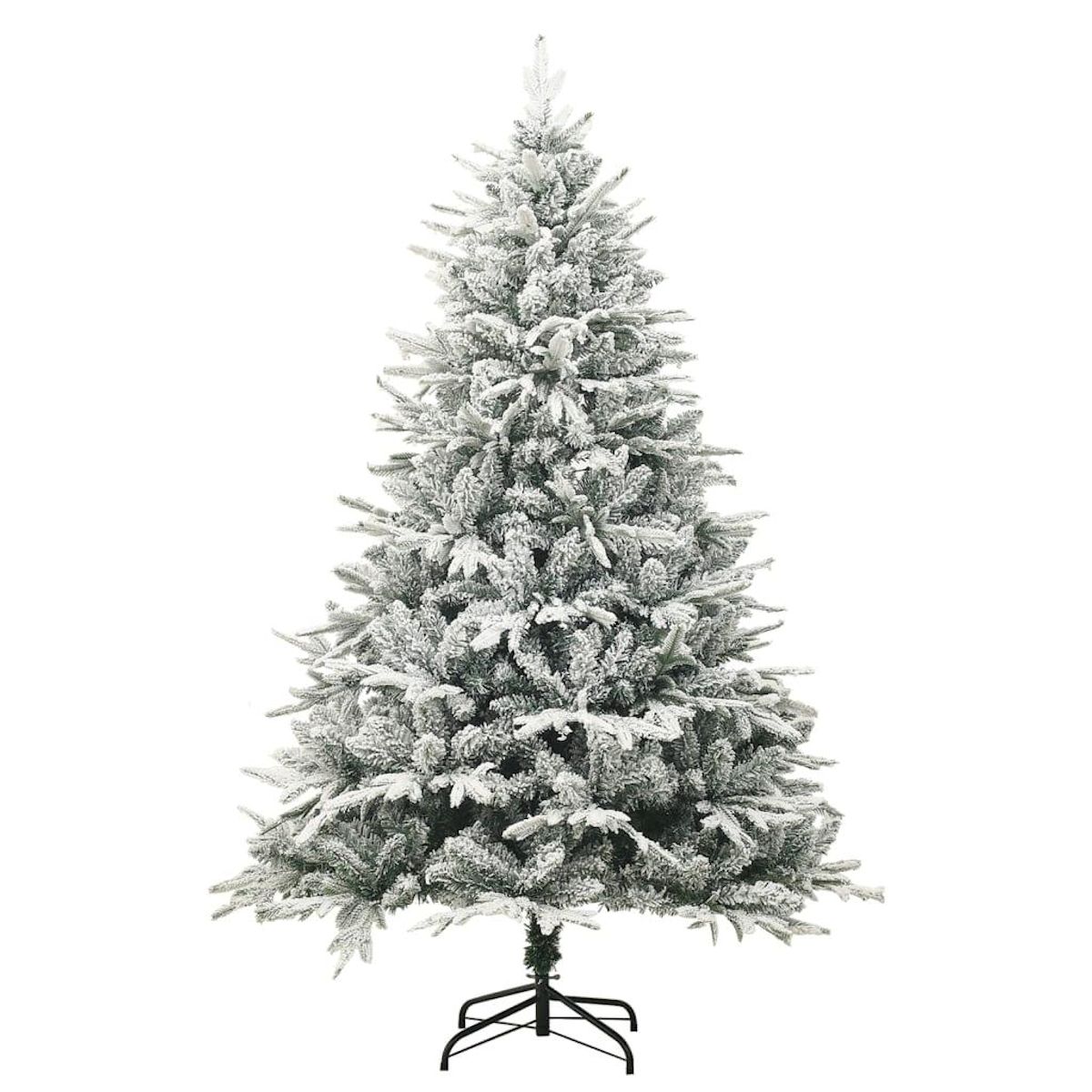 VIDAXL Sapin de Noël artificiel a flocons de neige Vert 240 cm PVC/PE