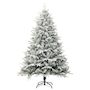 Voir la diapositive 2 : VIDAXL Sapin de Noël artificiel a flocons de neige Vert 240 cm PVC/PE