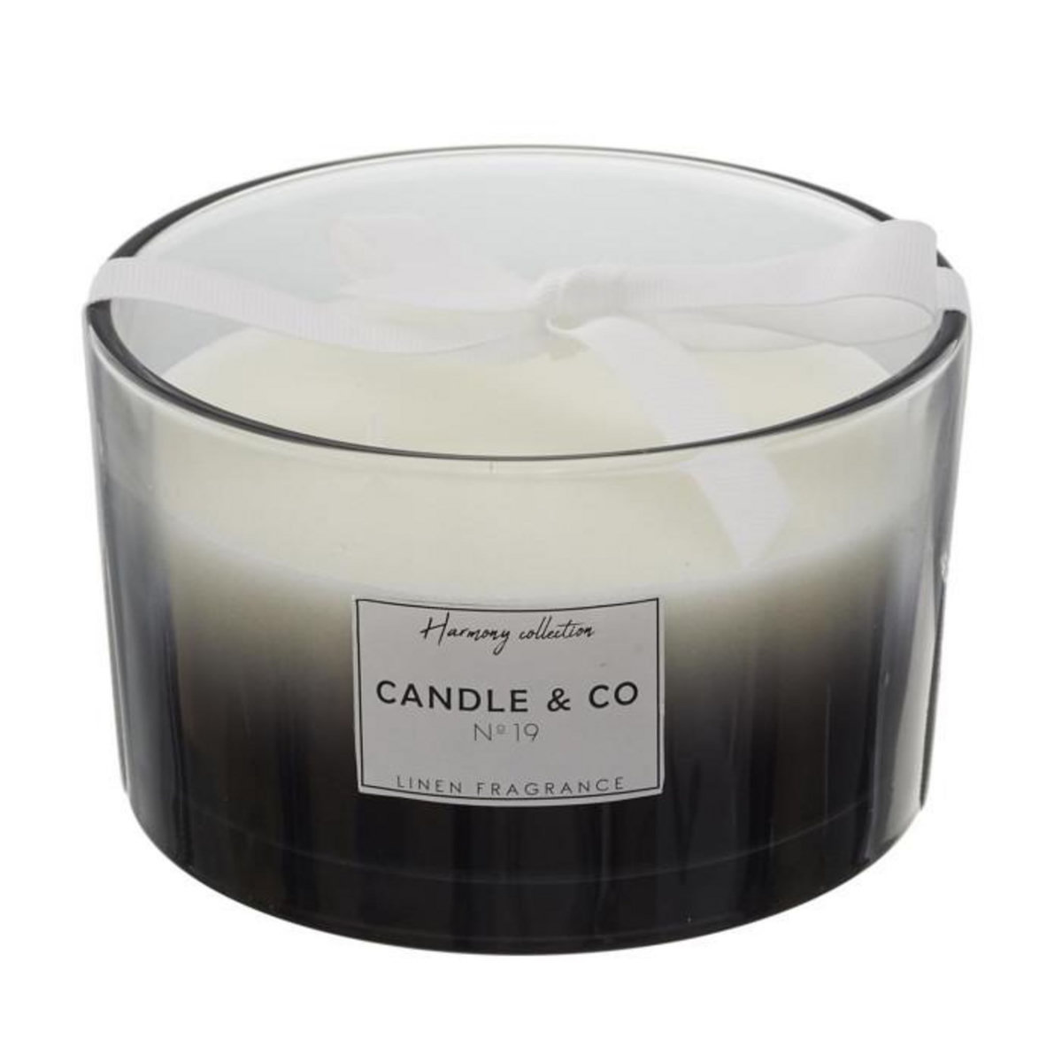 Paris Prix Bougie Parfumée 3 Mèches  Harmony  13cm Linge Frais