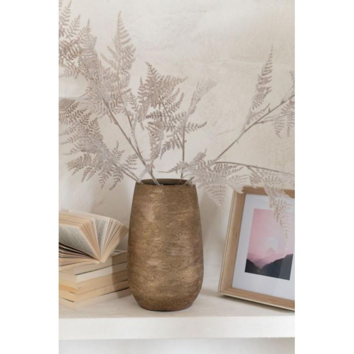 Paris Prix Vase Déco  Irrégulier Rugueux  31cm Or