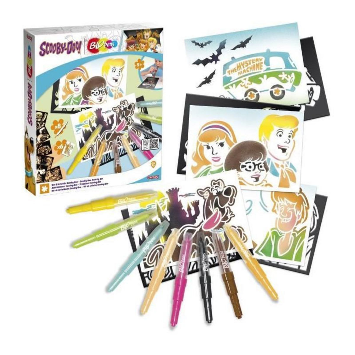 LANSAY Blopens - Set d'Activités Scooby-Doo - Dessins et Coloriages - Des 5 ans - Lansay