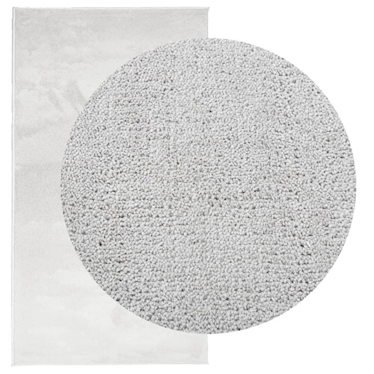 VIDAXL Tapis OVIEDO a poils courts gris 80x150 cm