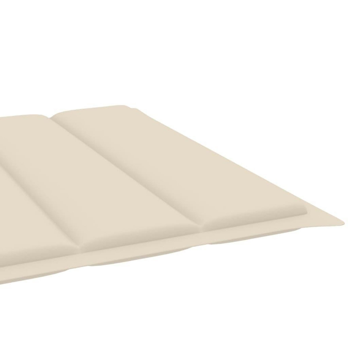 VIDAXL Chaise longue de jardin avec coussin Bois d'acacia solide