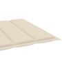 Voir la diapositive 4 : VIDAXL Chaise longue de jardin avec coussin Bois d'acacia solide