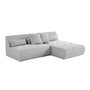 Voir la diapositive 3 : LISA DESIGN Onyx - canapé modulable d'angle réversible 4 places - en tissu mailles 3d