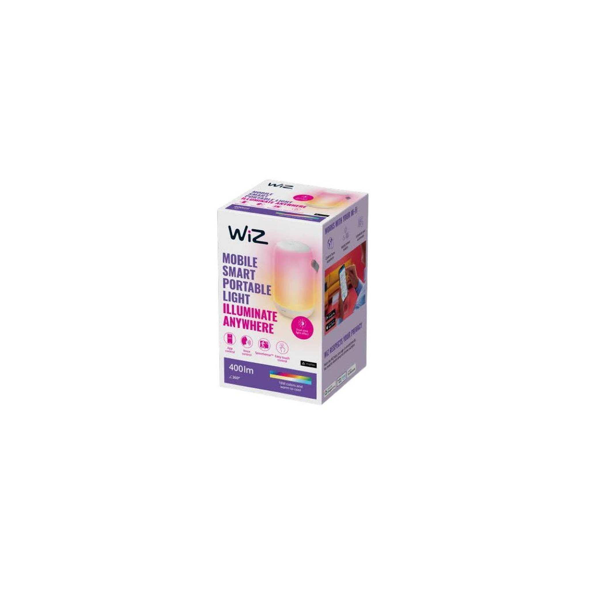 WIZ Lampe connectée Lampe portable Couleur