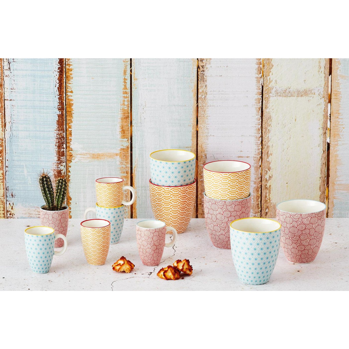 BJORN Tasse PATTERN 9cl - 6 pièces - Color