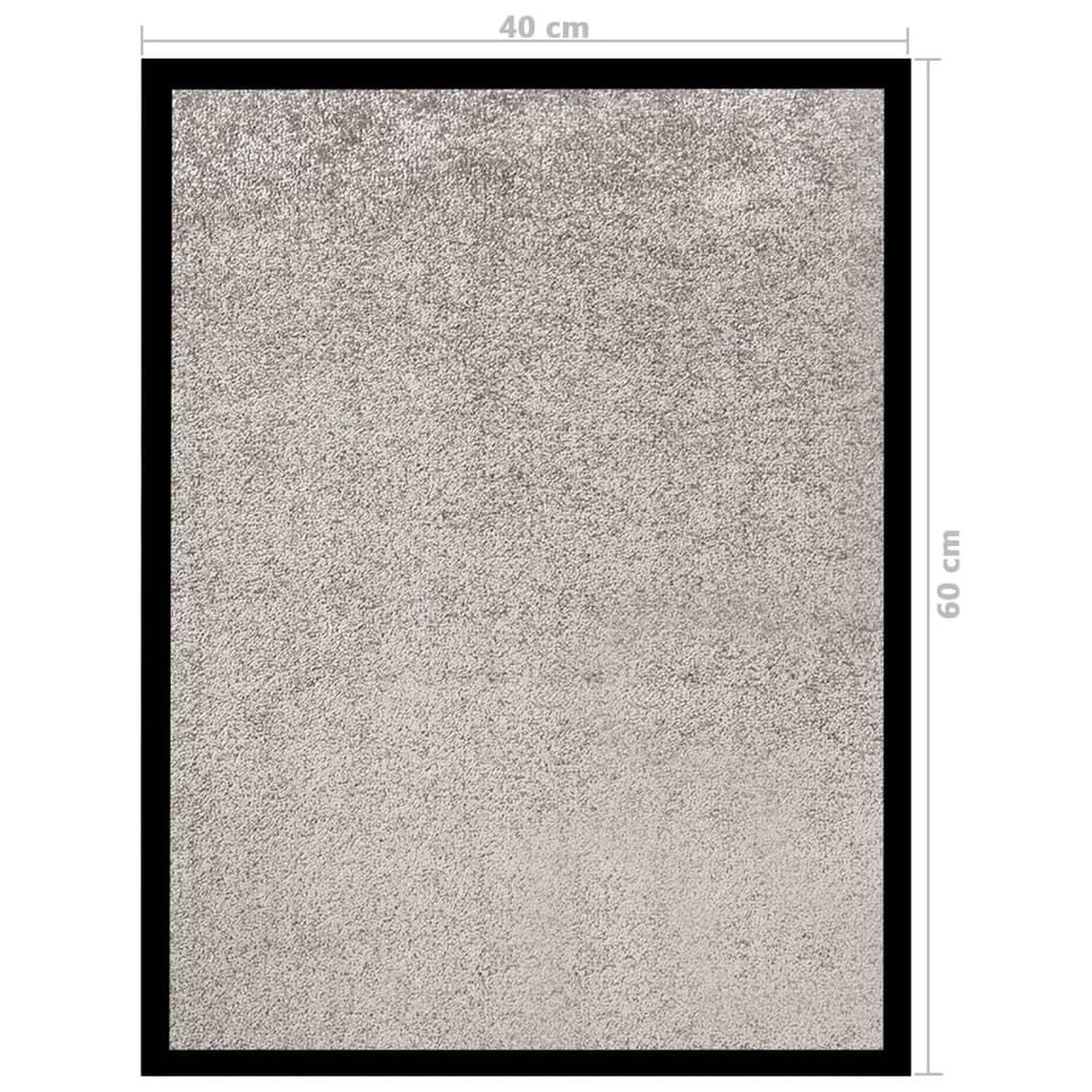 Voir la diapositive 6 : VIDAXL Paillasson Gris 40x60 cm