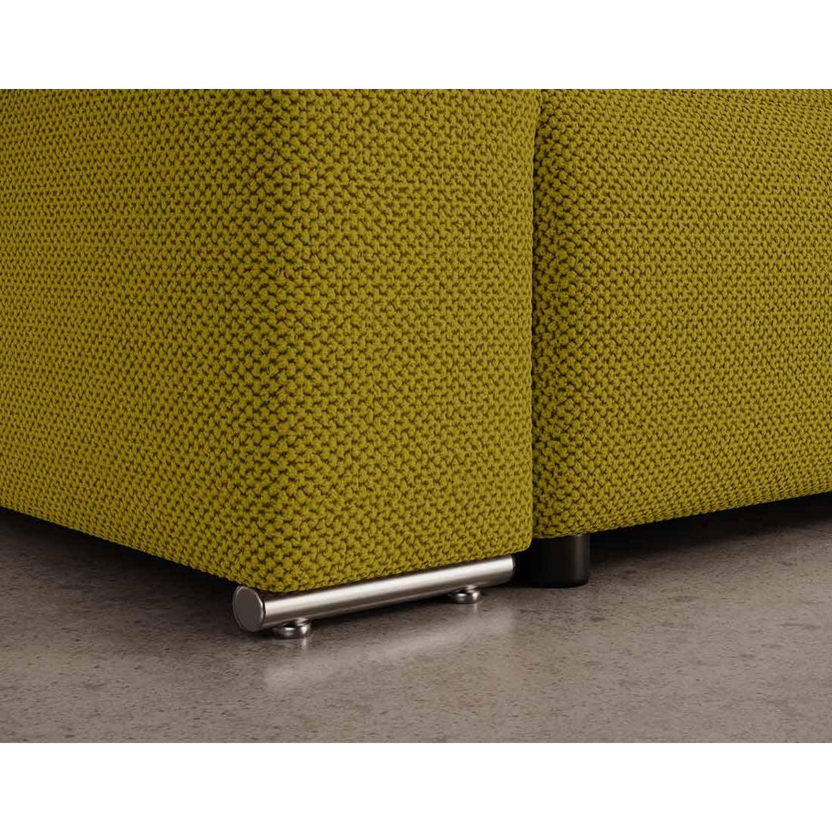 BEST MOBILIER Gabriel - canapé panoramique en u 7 places convertible avec coffre en tissu texturé