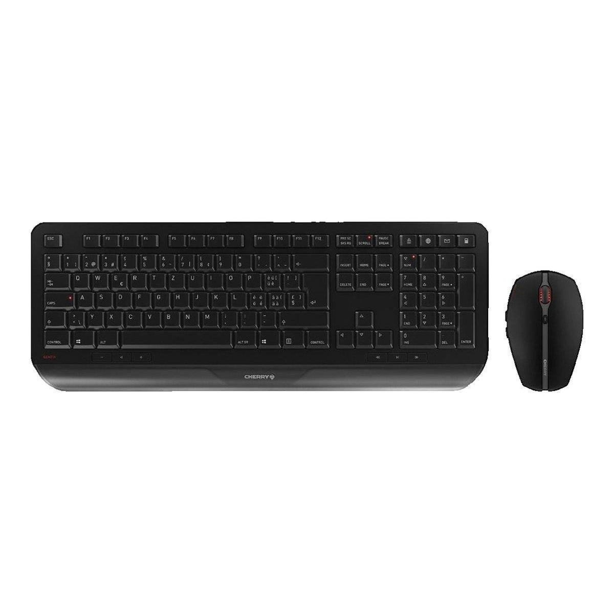 Cherry Ensemble clavier et souris sans fil Cherry Gentix Noir