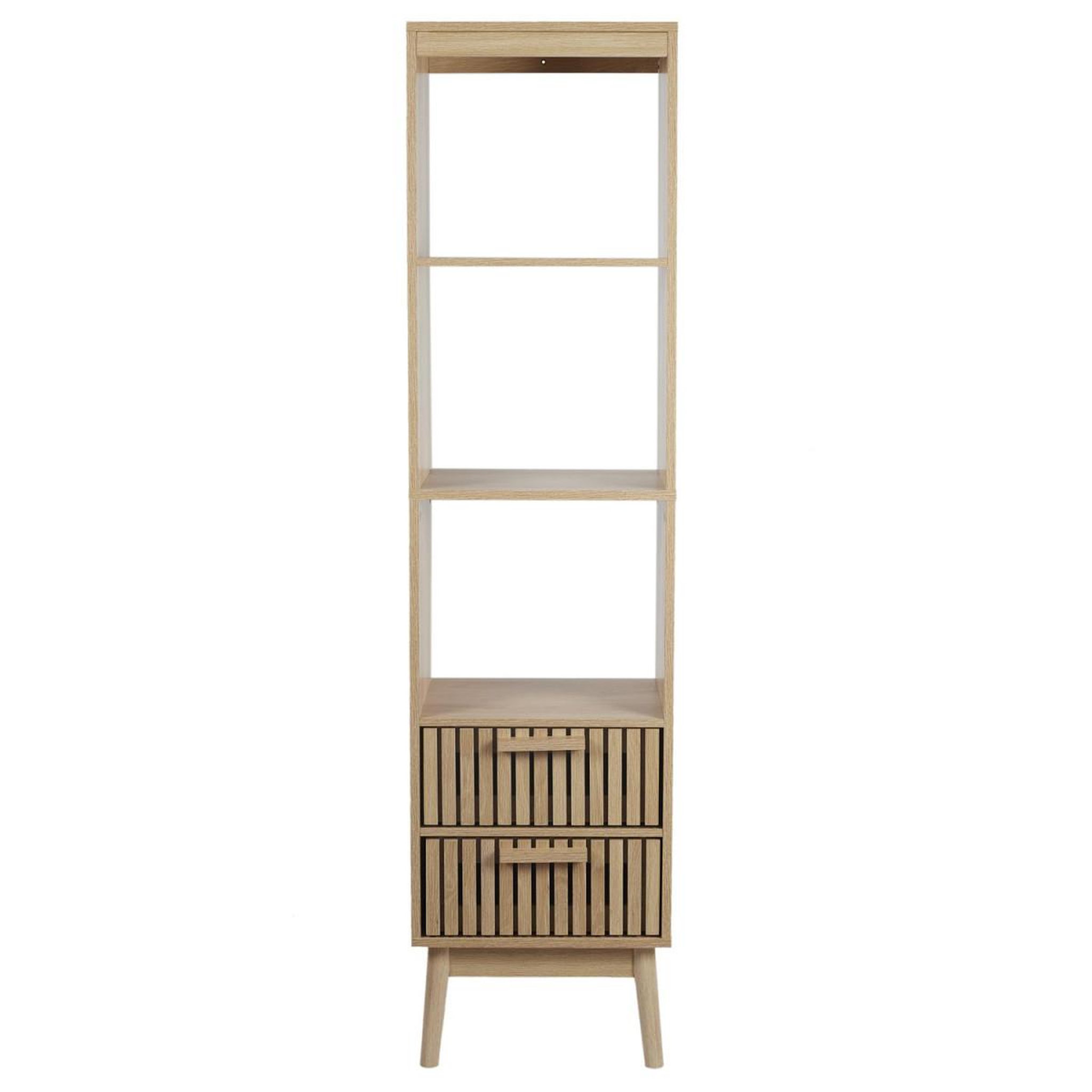 Voir la diapositive 5 : The Home Deco Factory Colonne de salle de bain  klaus  160cm marron