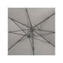 Voir la diapositive 4 : Habitat et Jardin Parasol jardin déporté Alu  Sun 4  - Rectangle - 3 x 4 m + Housse de protection - Gris