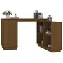 Voir la diapositive 4 : VIDAXL Bureau Marron miel 110x50x75 cm Bois massif de pin