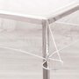 Paris Prix Nappe Cristal  Garden  140x240cm Transparent & Blanc