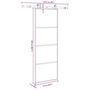 Voir la diapositive 6 : VIDAXL Porte coulissante avec kit de quincaillerie 76x205 cm Verre ESG