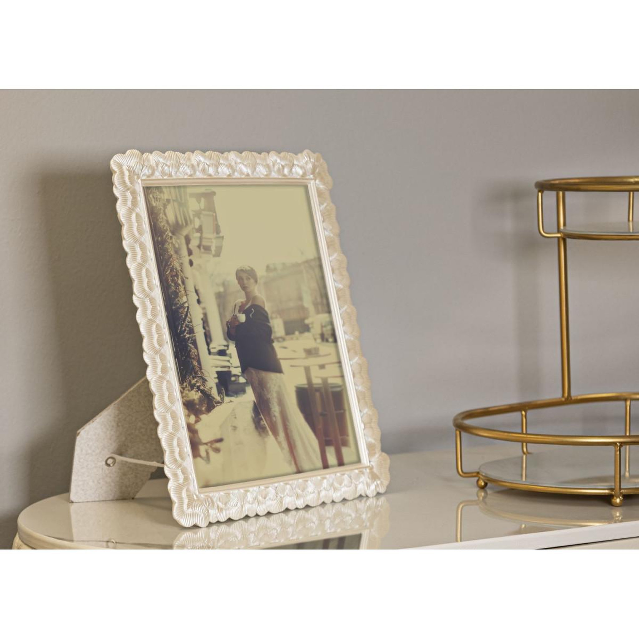 Voir la diapositive 5 : Paris Prix Cadre Photo Déco  Hearty  20x25cm Argent