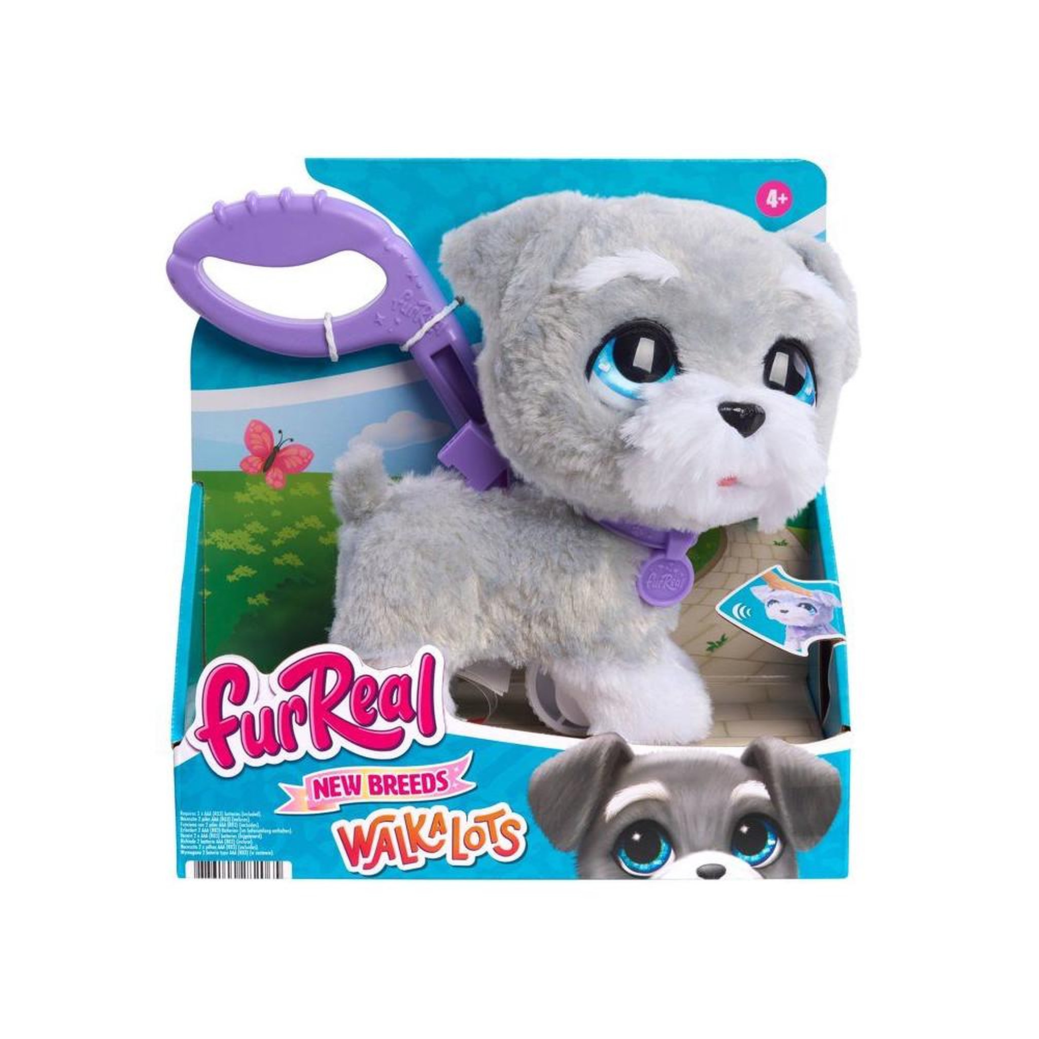 Voir la diapositive 2 : FURREAL FRIENDS Chien en peluche interactive schnauzer 23 cm : marche et mouvements de tête, aboiements et effets sonores