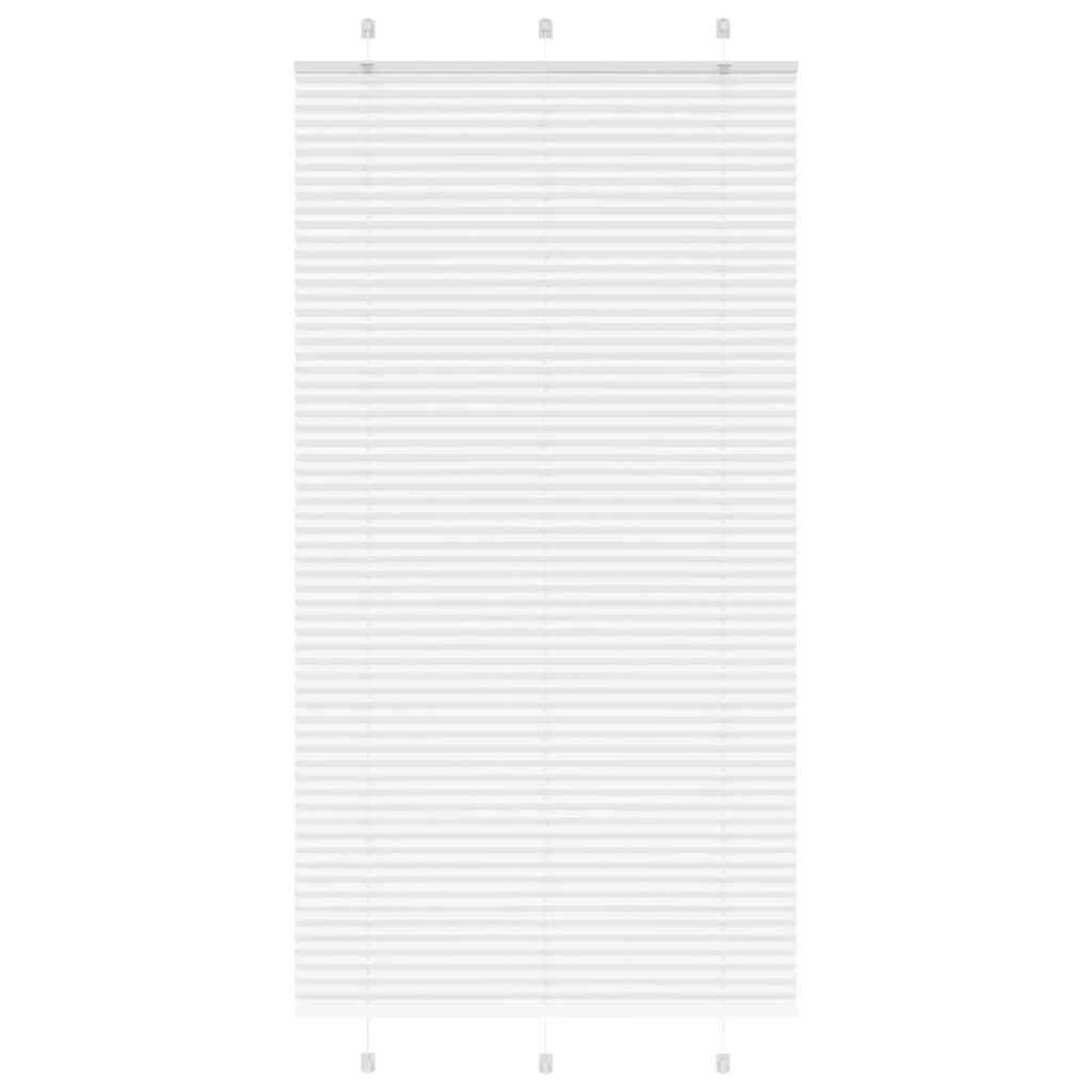 VIDAXL Store plisse blanc 110x200cm largeur du tissu 109,4cm polyester