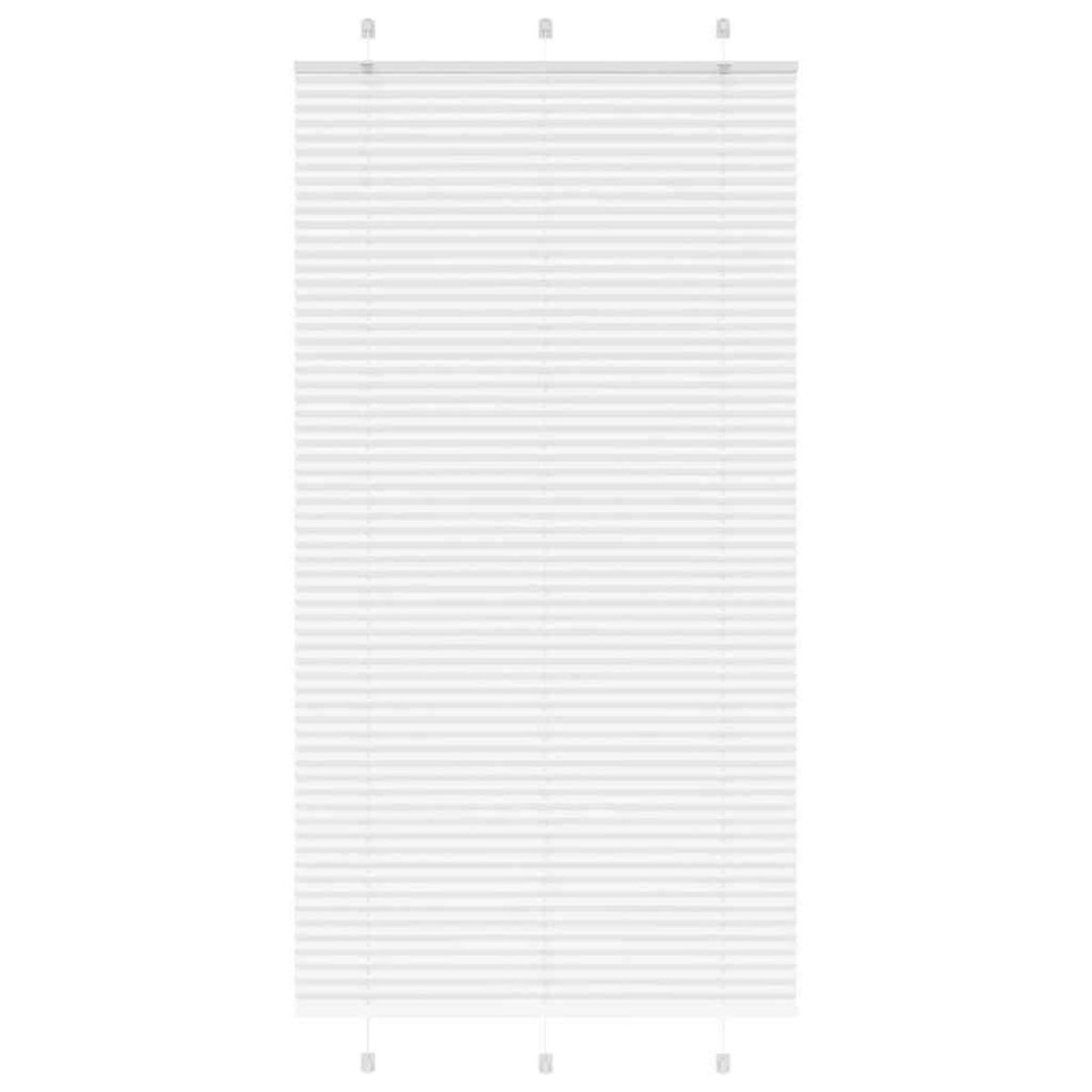 VIDAXL Store plisse blanc 110x200cm largeur du tissu 109,4cm polyester