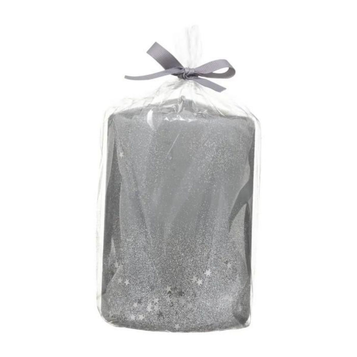 ATMOSPHERA Bougie Déco Paillettes  Colorama  90g Argent