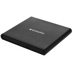 Verbatim Graveur CD/DVD Externe Verbatim Slimline USB 2.0 Noir