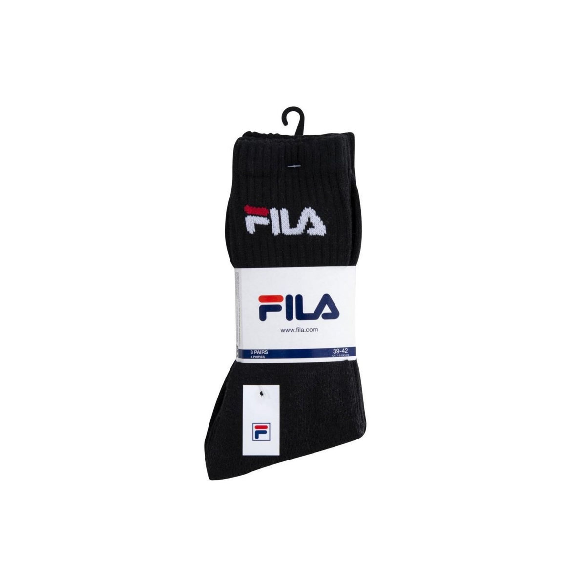 FILA Lot de 3 Paires de Chaussettes Tennis