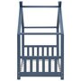 Voir la diapositive 5 : VIDAXL Cadre de lit d'enfant Gris Bois de pin massif 70x140 cm