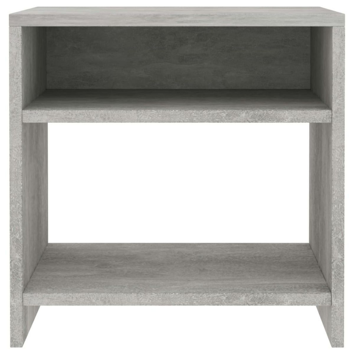 VIDAXL Table de chevet Gris beton 40x30x40 cm Bois d'ingenierie