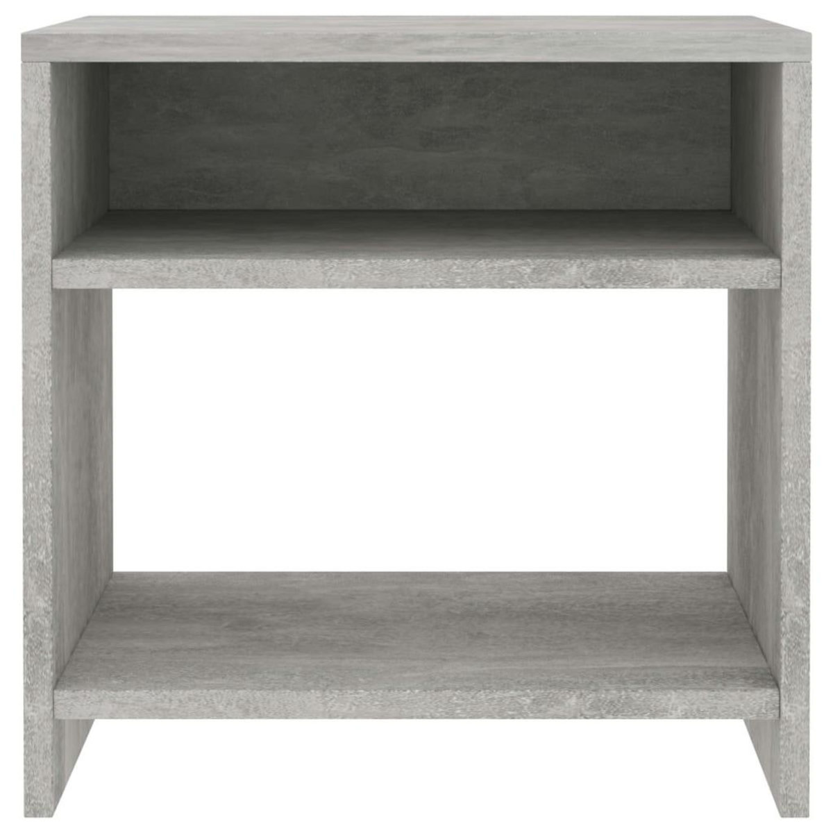 VIDAXL Table de chevet Gris beton 40x30x40 cm Bois d'ingenierie