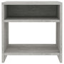 Voir la diapositive 4 : VIDAXL Table de chevet Gris beton 40x30x40 cm Bois d'ingenierie