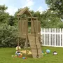VIDAXL Maisonnette de jeu avec mur d'escalade bois de pin impregne