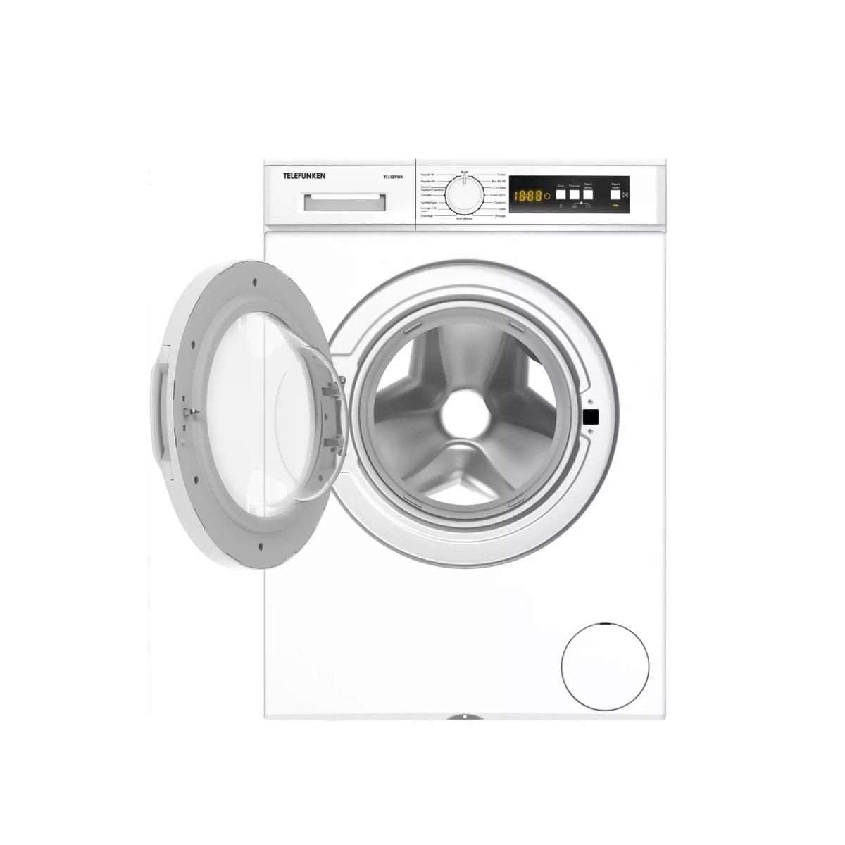 TELEFUNKEN Lave-linge hublot 9kg 1200 tours/min blanc - TLL129WA