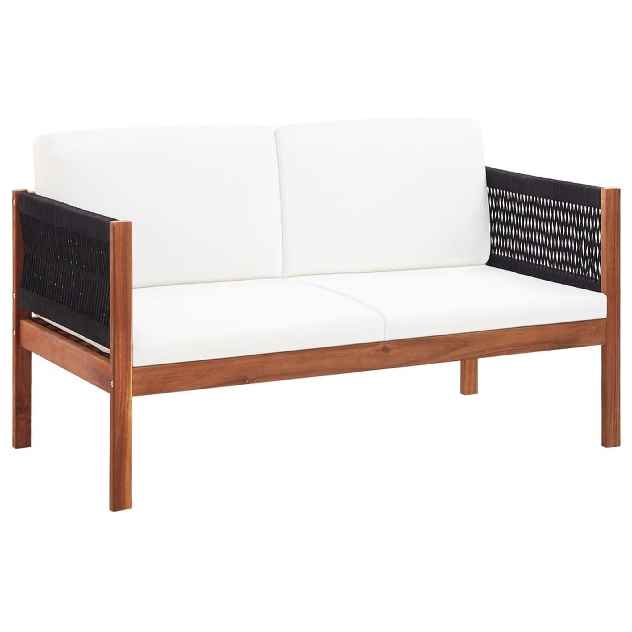 Voir la diapositive 2 : VIDAXL Salon de jardin 4 pcs bois d'acacia solide