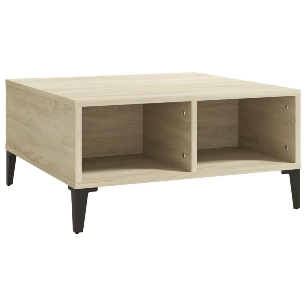 VIDAXL Table basse chene sonoma 60x60x30 cm bois d'ingenierie