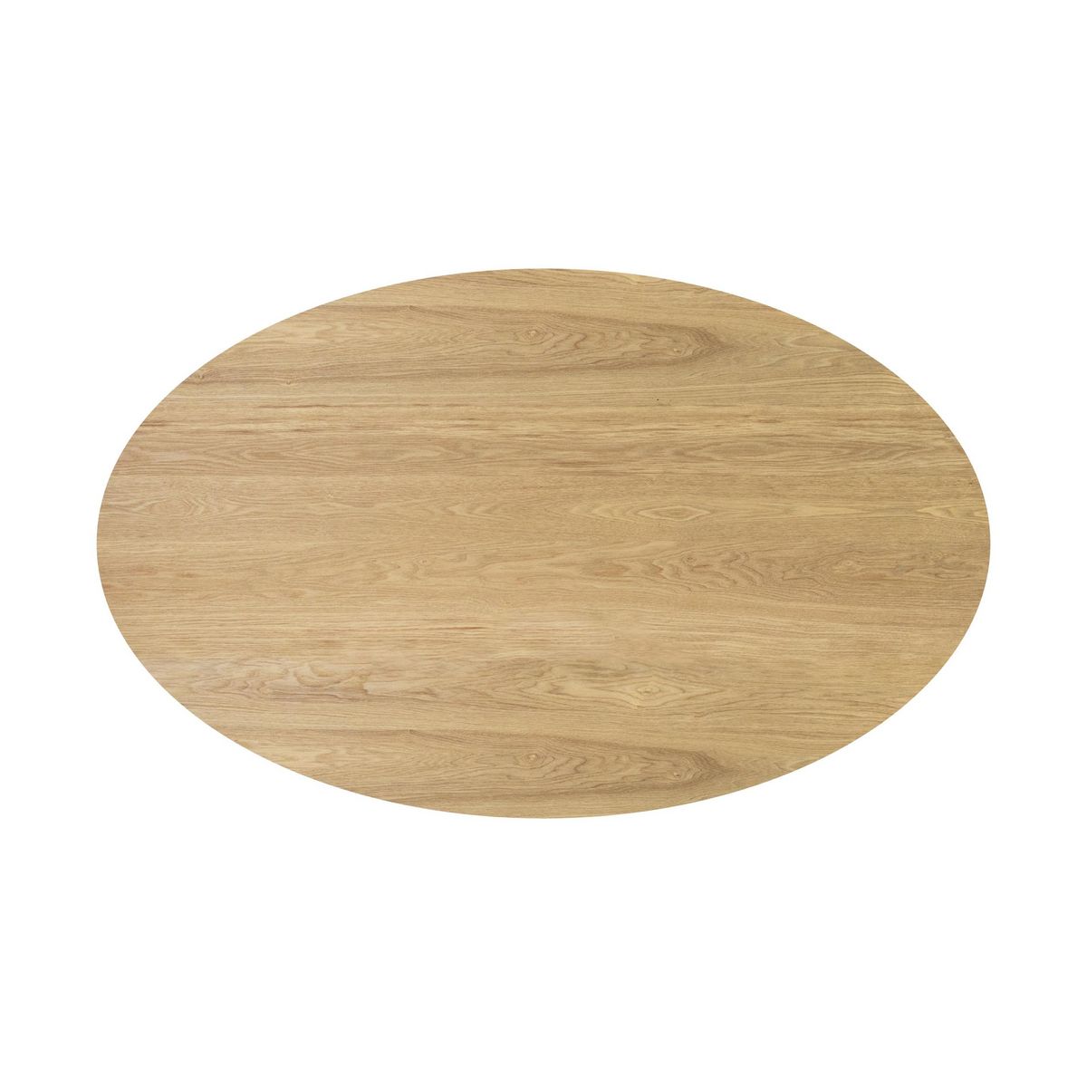 Rendez vous déco Table ovale 4 personnes en bois clair 130 cm - Eddy