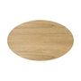 Voir la diapositive 3 : Rendez vous déco Table ovale 4 personnes en bois clair 130 cm - Eddy