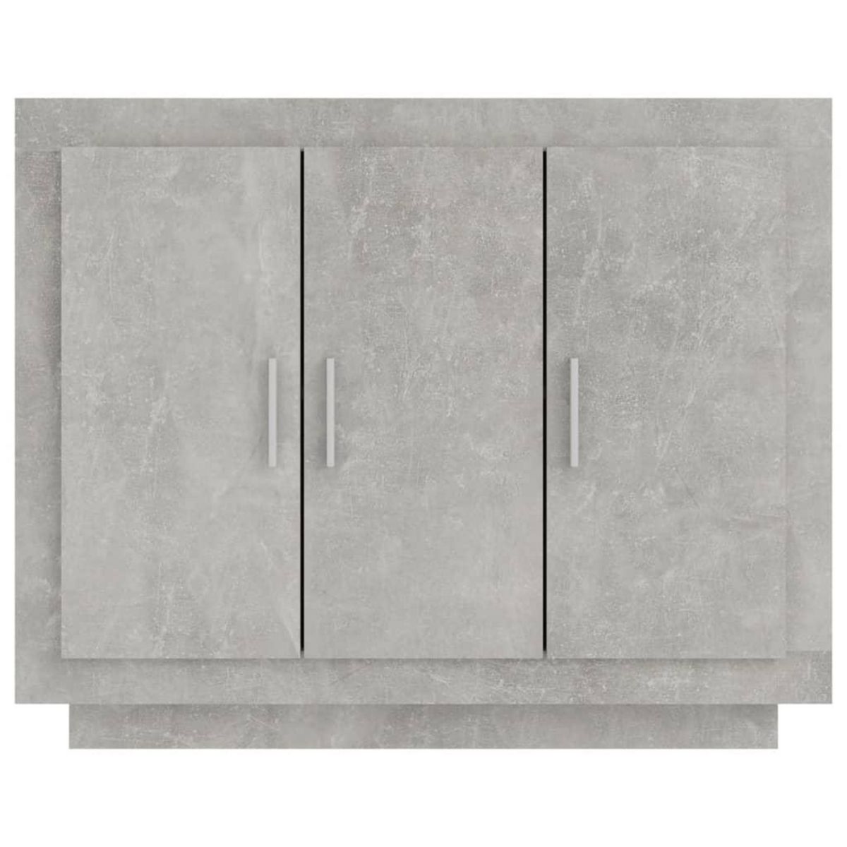 VIDAXL Buffet Gris beton 92x35x75 cm Bois d'ingenierie