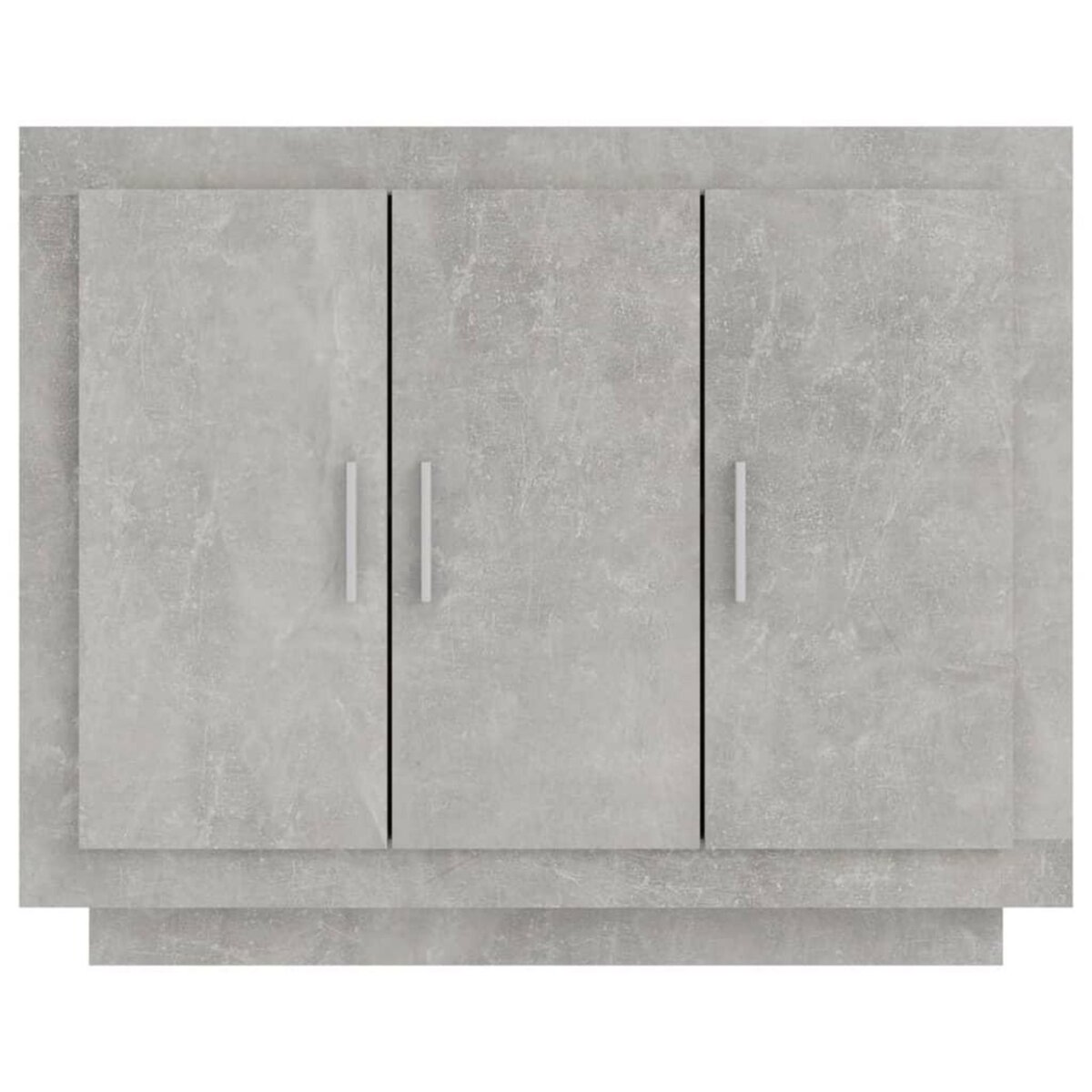 VIDAXL Buffet Gris beton 92x35x75 cm Bois d'ingenierie