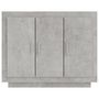 Voir la diapositive 5 : VIDAXL Buffet Gris beton 92x35x75 cm Bois d'ingenierie