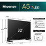 Voir la diapositive 4 : Hisense TV QLED 32A5NQ 2024