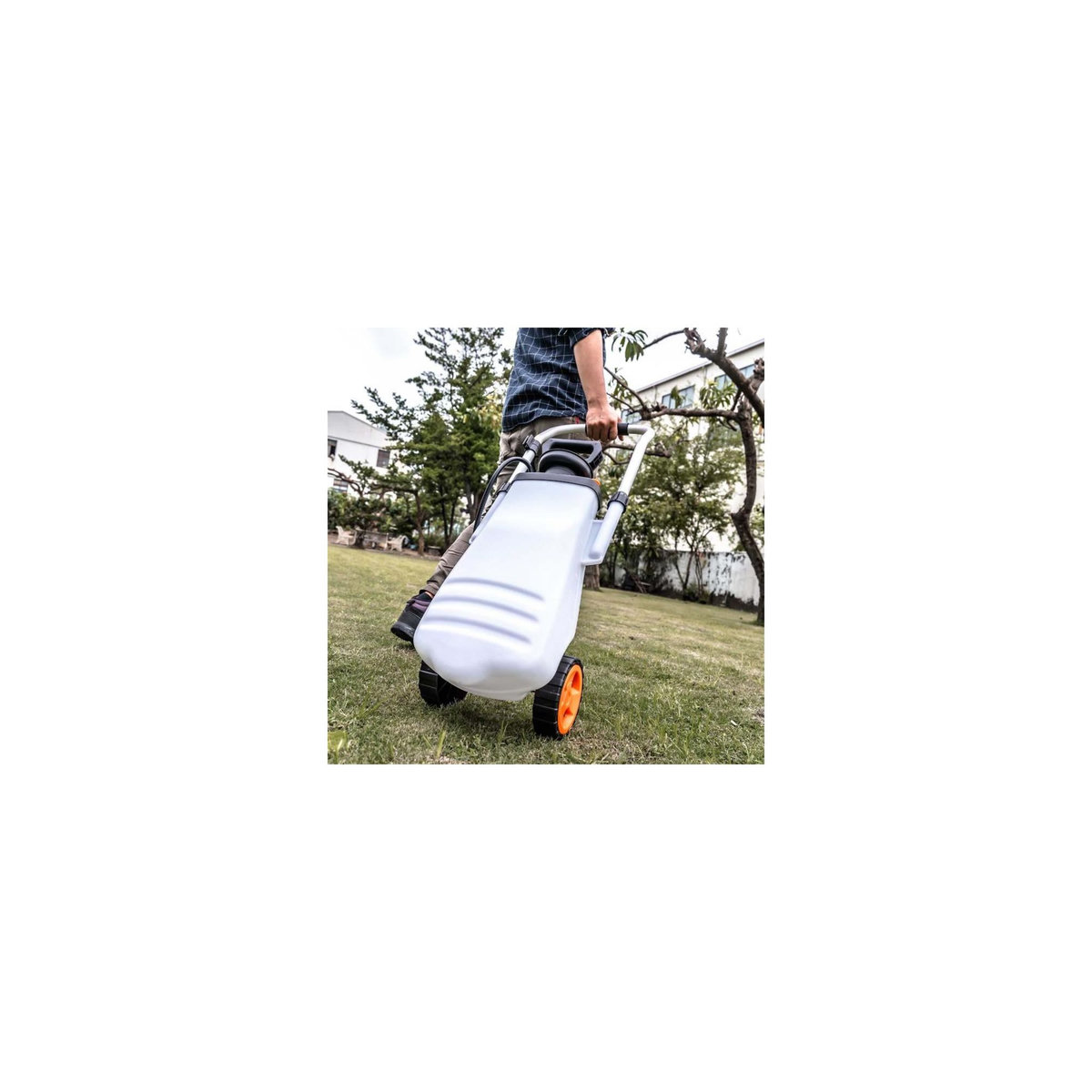 SUAN Pulvérisateur pour jardin - Suan - Avec roue et lance télescopique - Contenance : 12 Litres