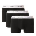 Lacoste X3 Sous-vêtement  Homme Lacoste Stret. Coloris disponibles : Noir