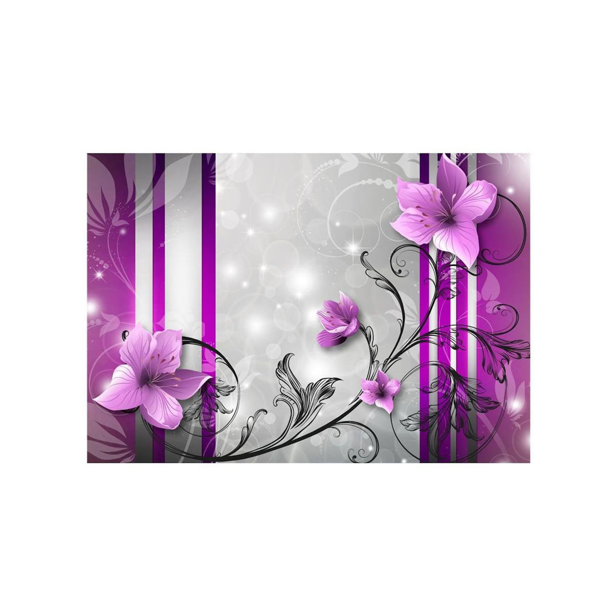 Paris Prix Papier Peint  Violet Buds