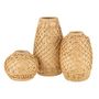 Voir la diapositive 2 : Paris Prix Vase Déco Tressé  Bambou  22cm Naturel