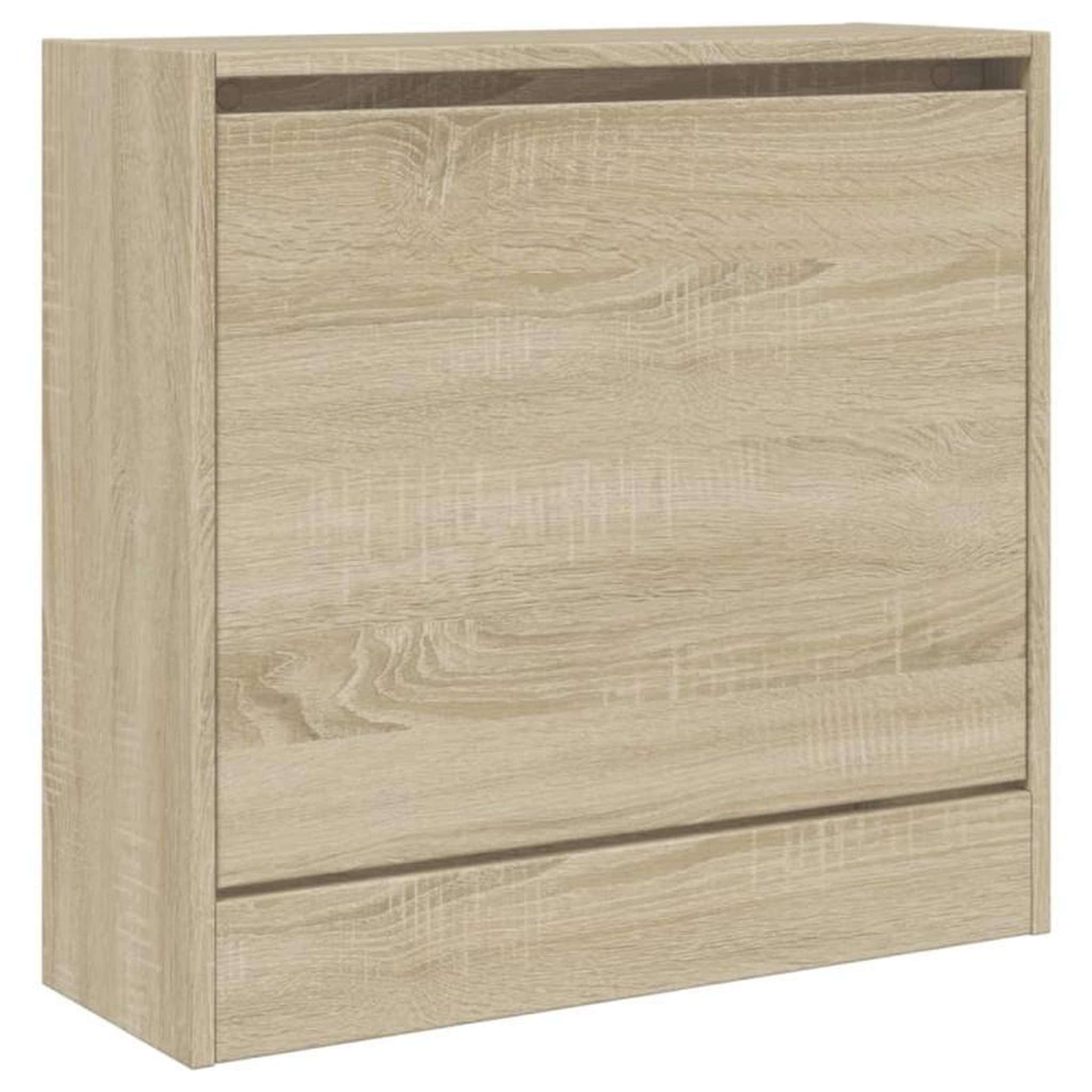 Voir la diapositive 4 : VIDAXL Armoire à chaussures chêne sonoma 60x21x57 cm bois d ingénierie