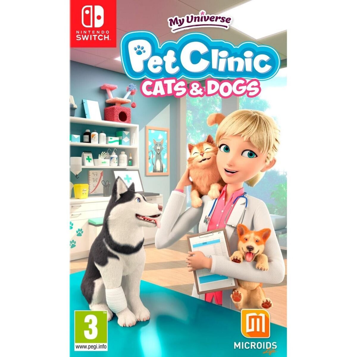 JUST FOR GAMES My Universe Pet Clinic Cats & Dogs Nintendo Switch